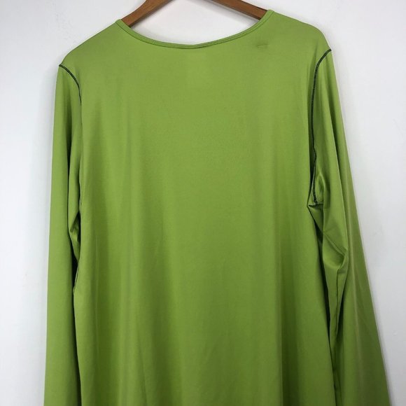 Duluth Trading Co UPF 50 Menn's SzXL Green Shunburn Long Sleeve Crew Neck Shirt - Picture 11 of 12